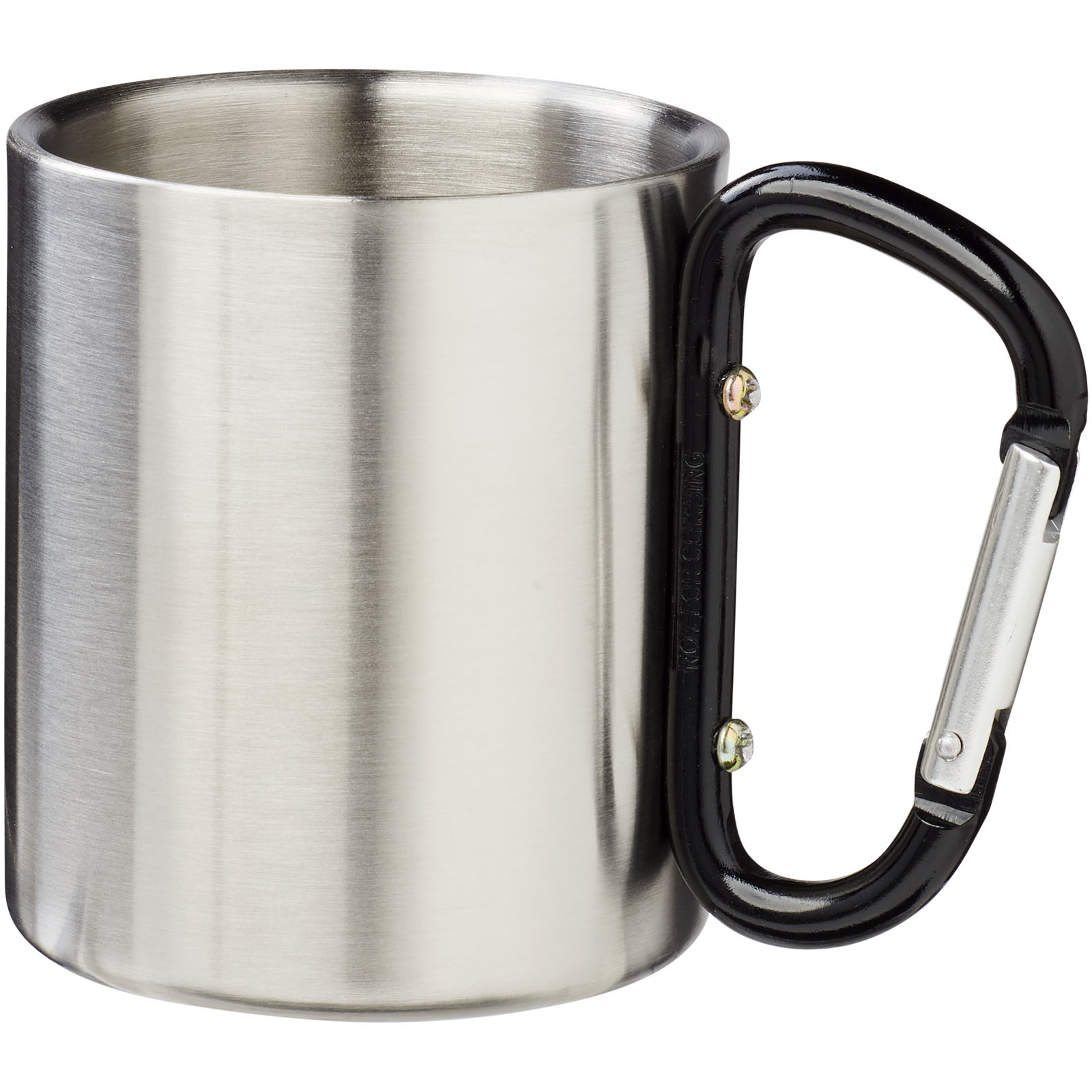 Alps 200 ml termokrūze ar karabīni, Melns