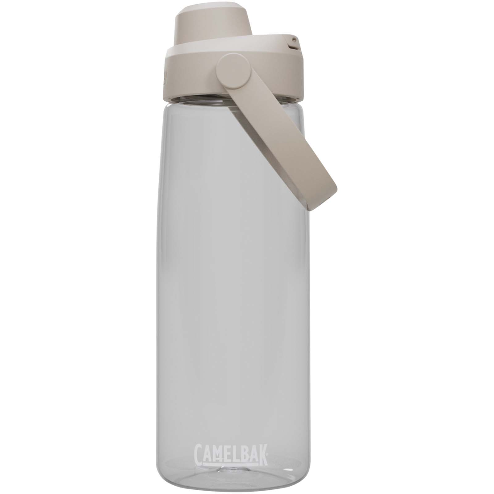 Camelbak® Thrive Chug 740 ml Tritan Renew ūdens pudele ar atveramu vāciņu, Caurspīdīga bezkrāsaina