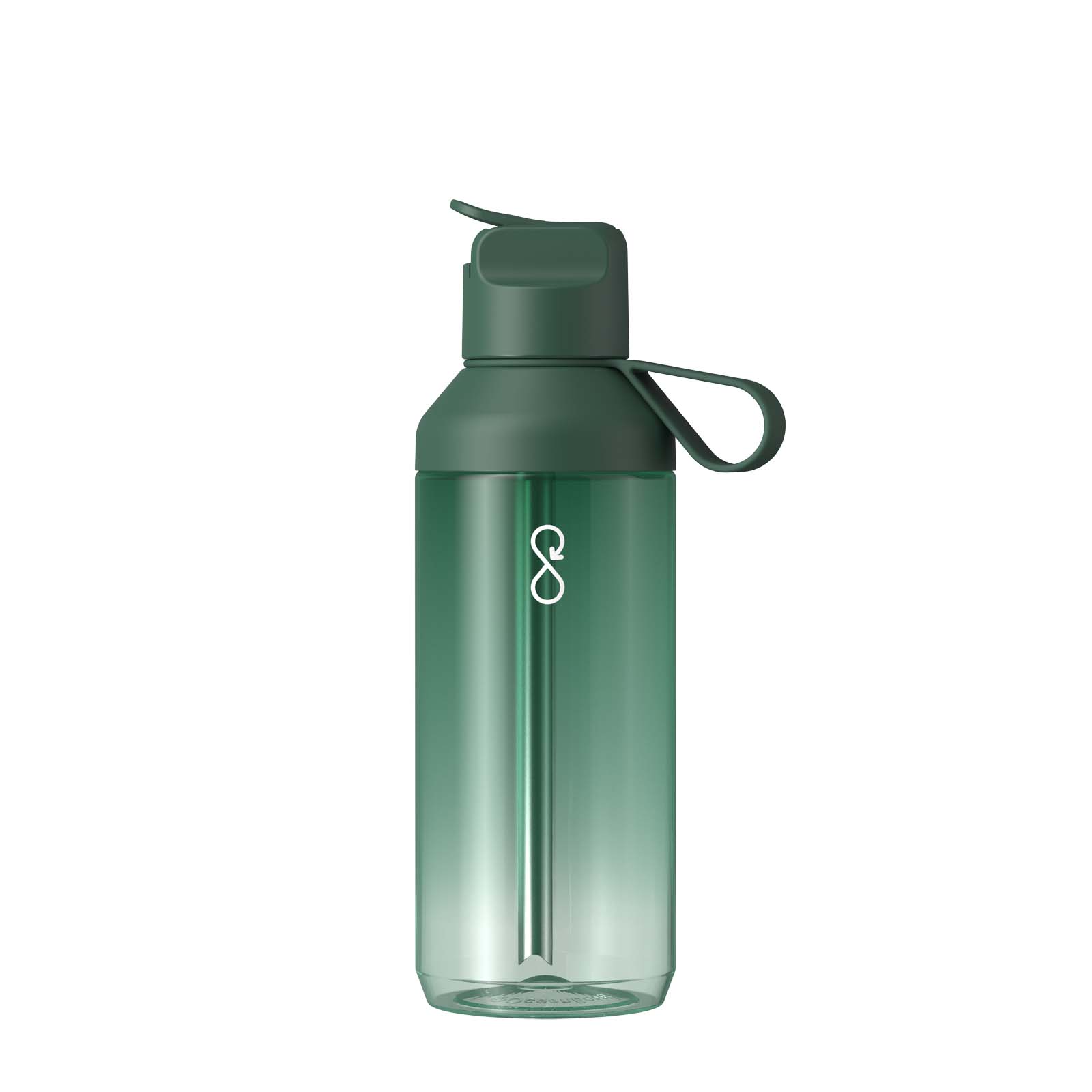 Ocean Bottle GO Clear 710 ml ūdens pudele, Meža zaļš