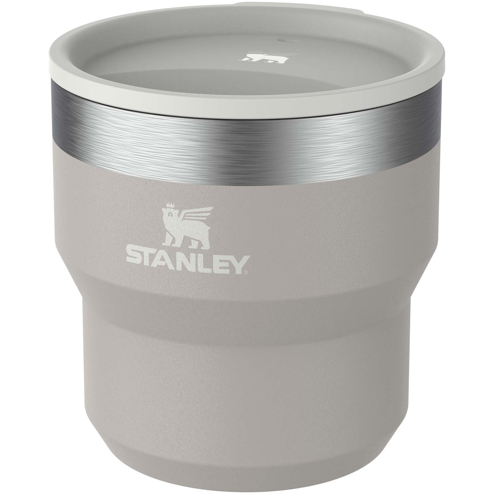 Stanley Stay Hot 295 ml nerūsējošā tērauda termoizolēta saliekamā kempinga krūze, Pelēks