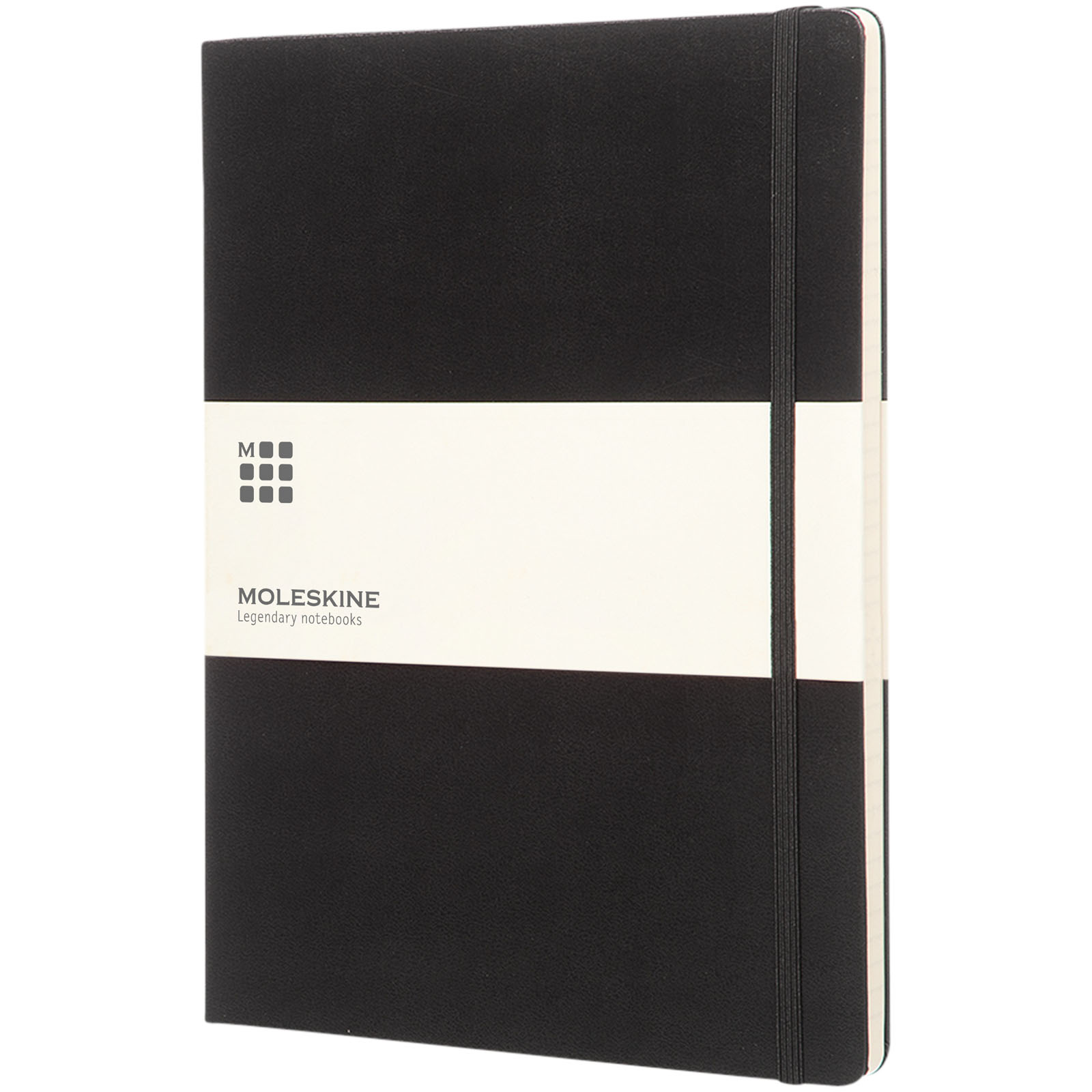 Moleskine Classic XL piezīmju grāmata cietos vākos – līniju, Melns