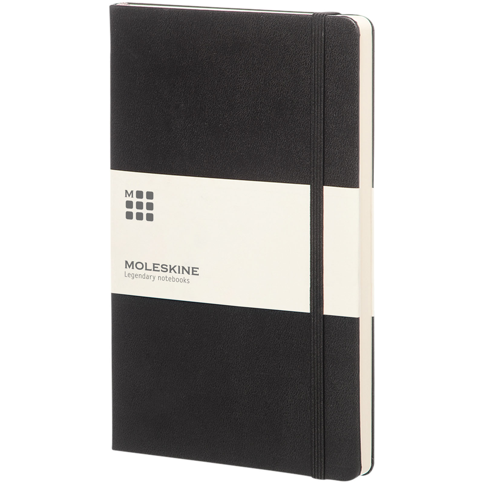 Moleskine Classic L piezīmju grāmata cietos vākos – punktotas lapas, Melns