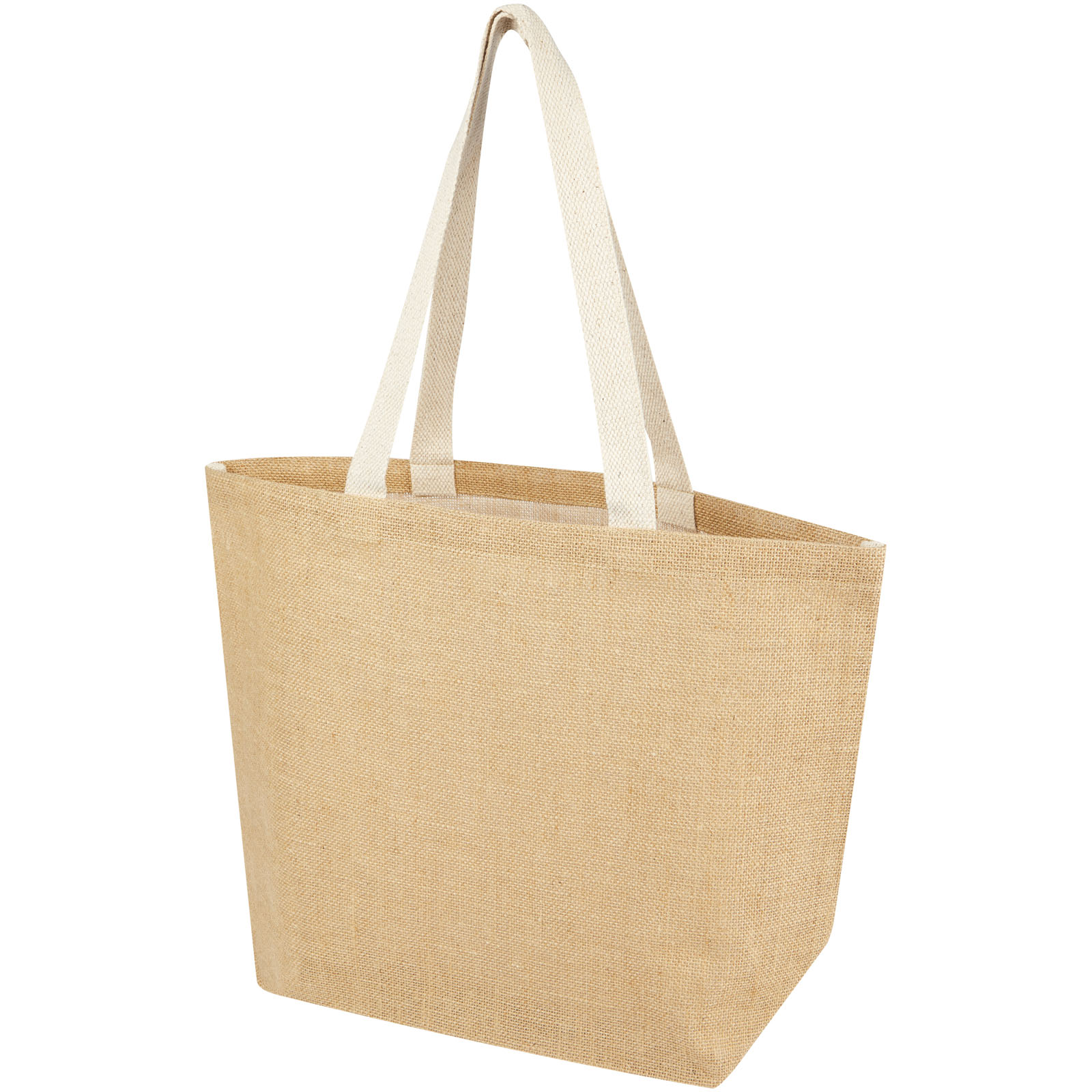 Juta 300 g/m² džutas iepirkumu soma, 12 l, Naturāls