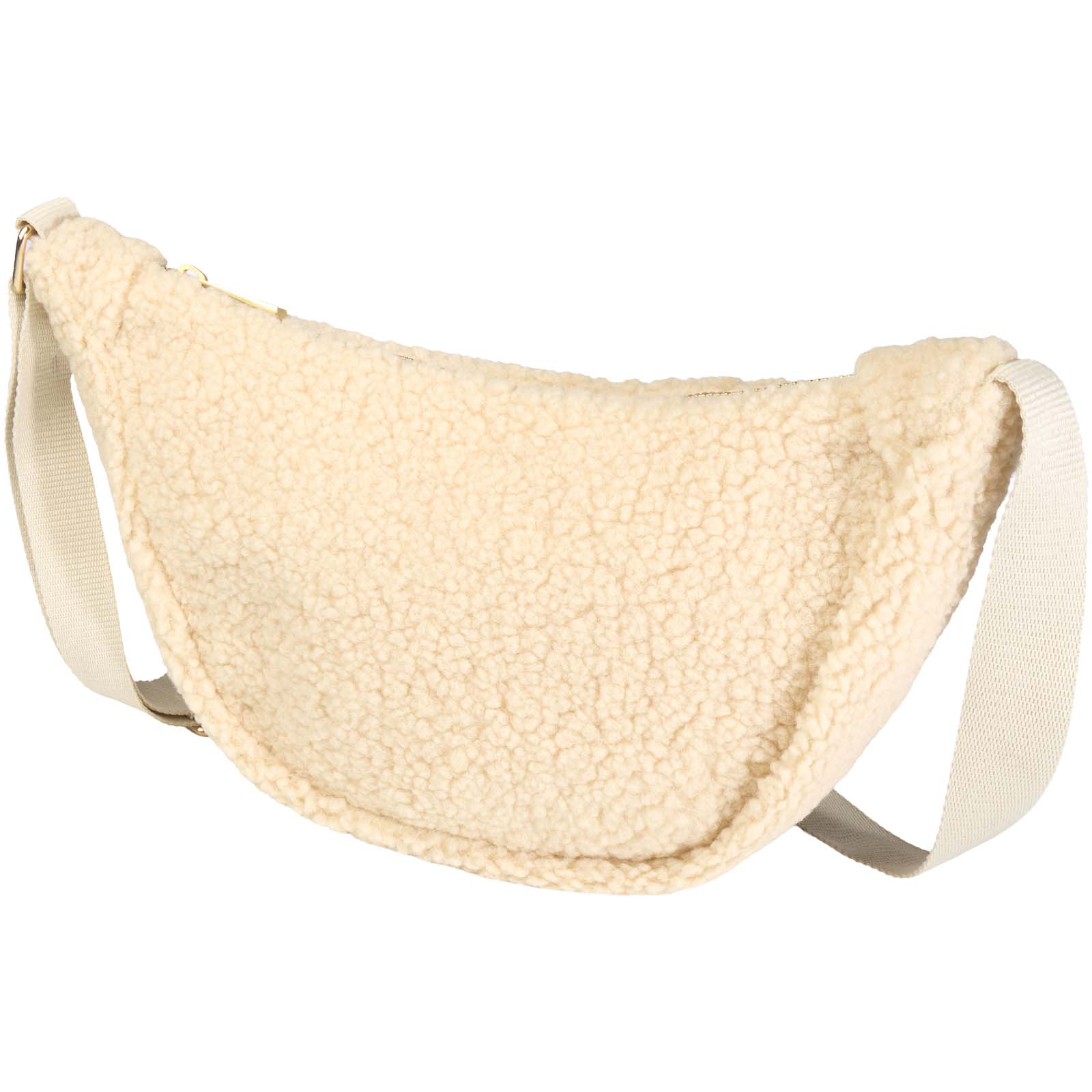 Bear GRS pārstrādāta šerpa auduma pleca soma, 3 l, Naturāls
