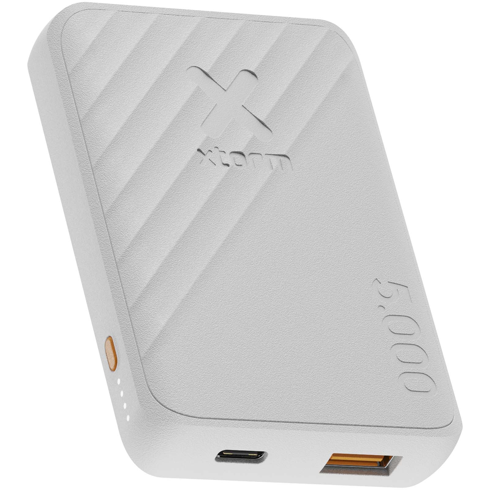 Xtorm XG205 Go2 12W 5000 mAh ātrās uzlādes ārējais akumulators, Balta
