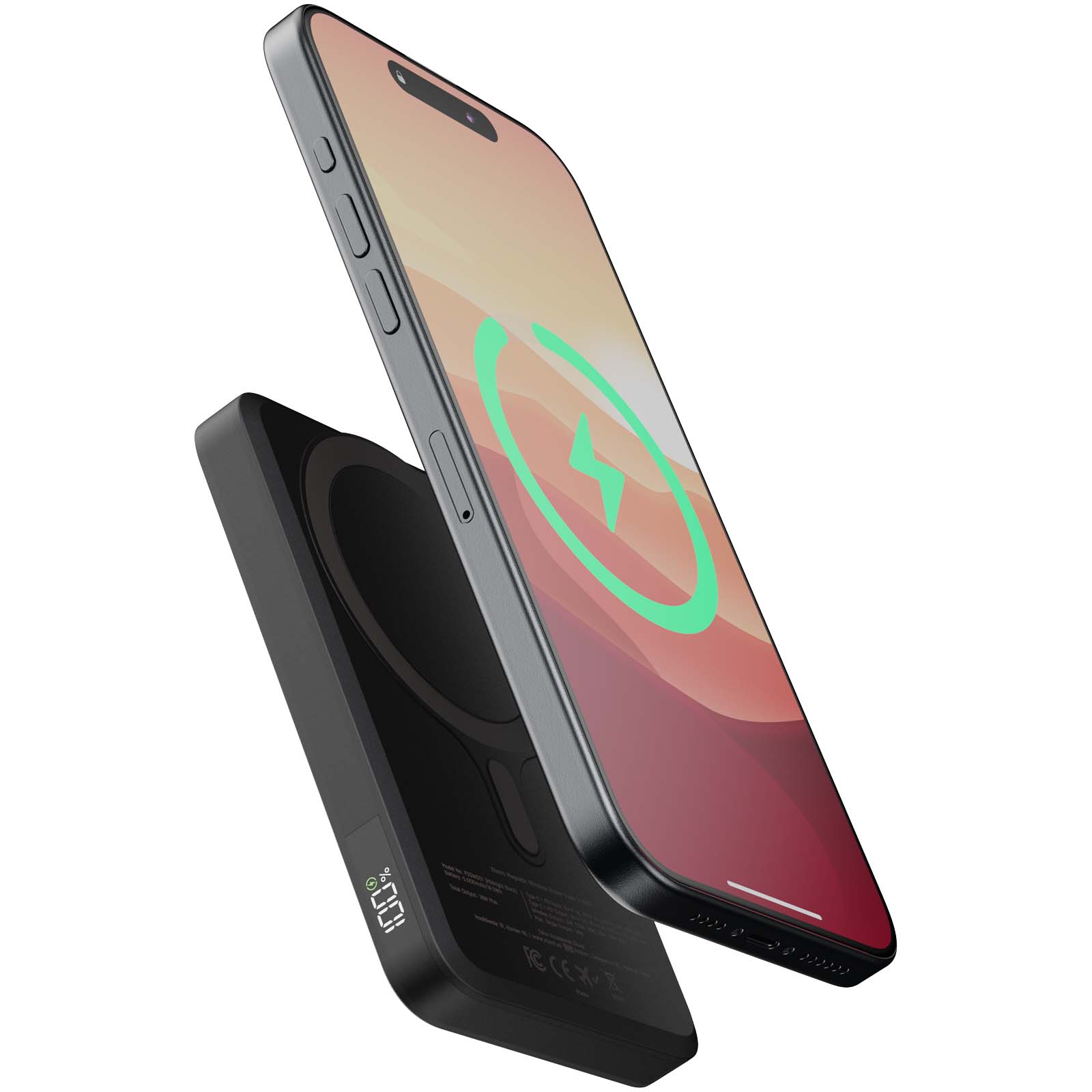 Xtorm FS5W051 5.000 mAh magnētiskais bezvadu ārējais akumulators, Melns