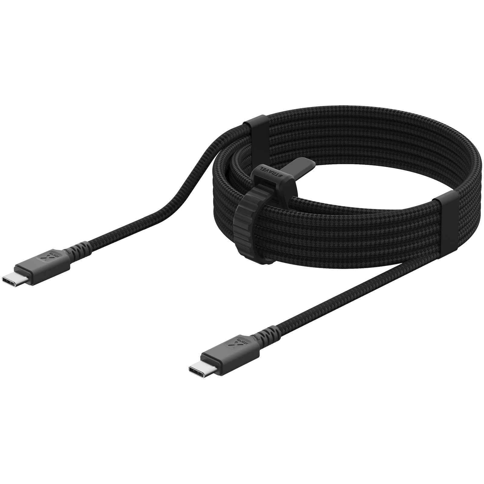 Xtorm CX3071 100W USB-C PD Next Gen kabelis, Melns