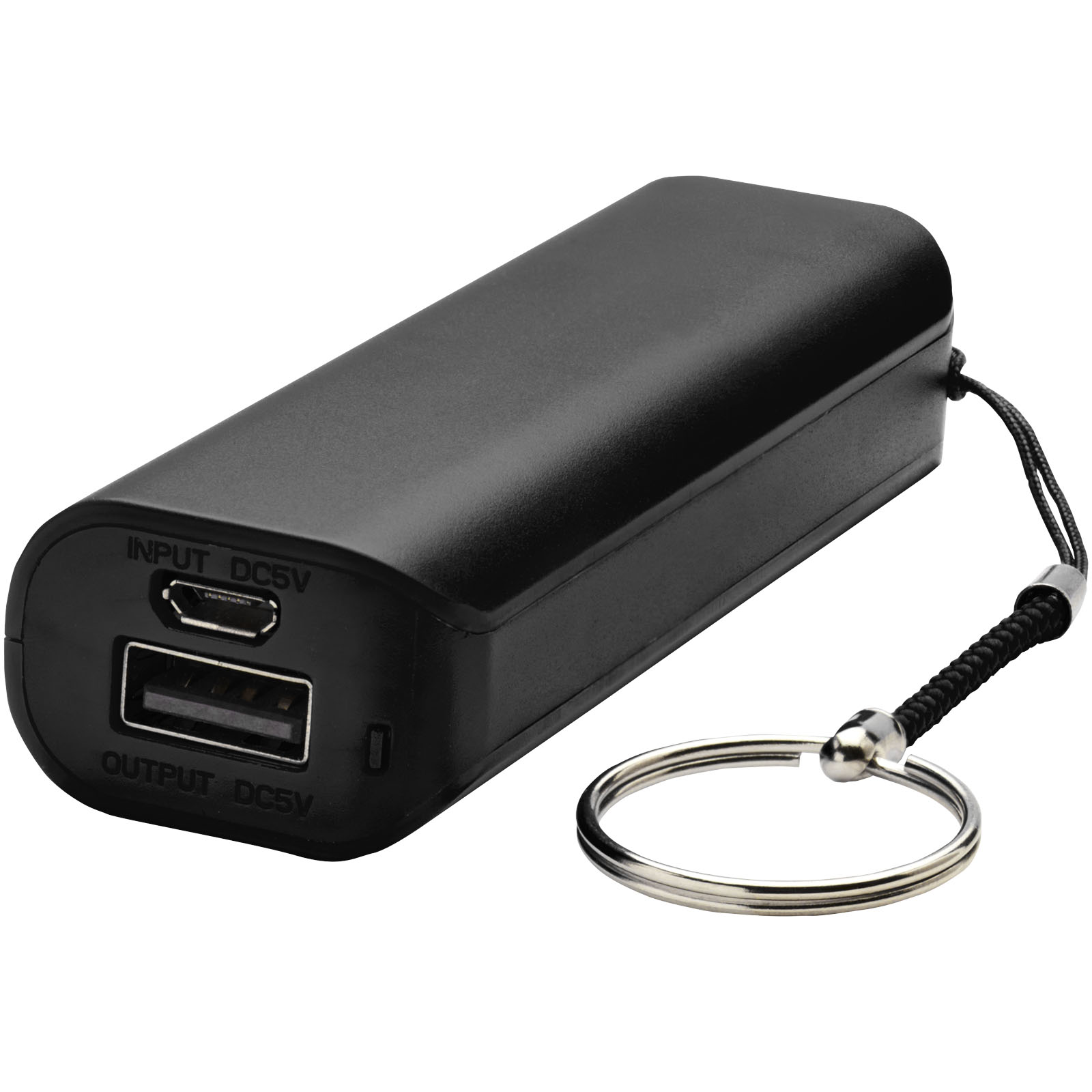 Span 1200 mAh ārējais akumulators, Melns