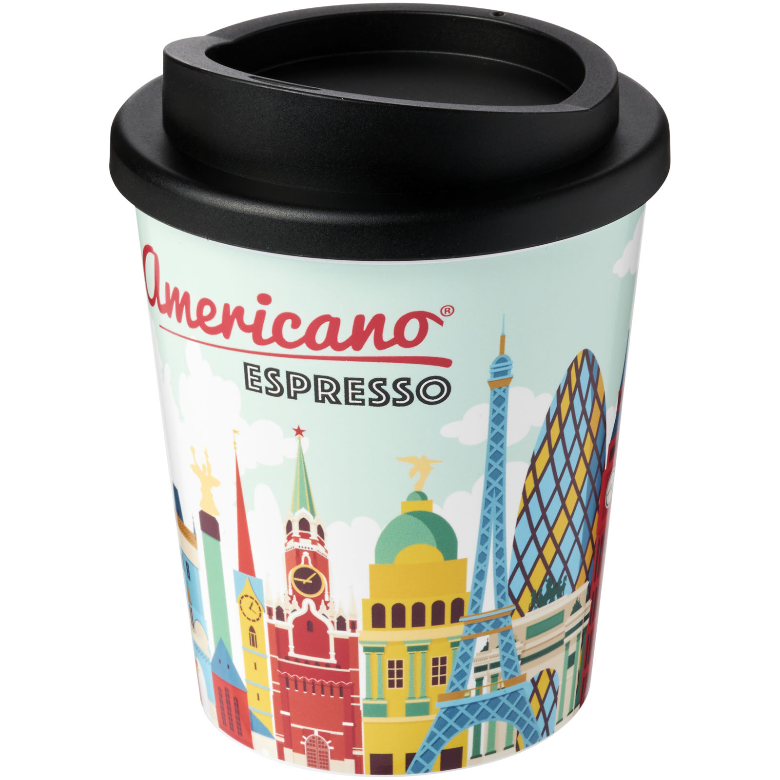 Brite-Americano® Espresso 250 ml termokrūze, Melns