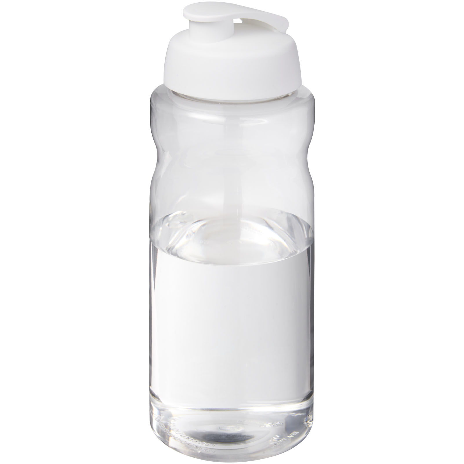 H2O Active® Big Base sporta pudele ar atveramu vāciņu, 1 litrs, Balta