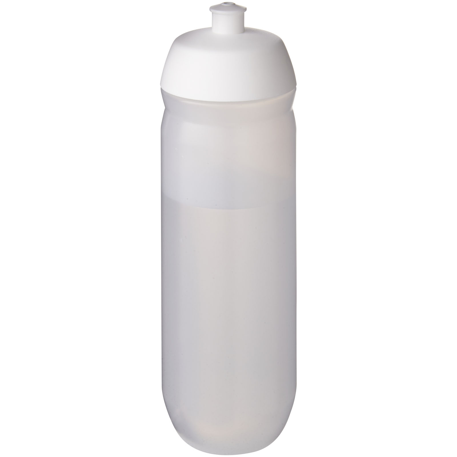 HydroFlex™ Clear 750 ml saspiežamā sporta pudele, Balta