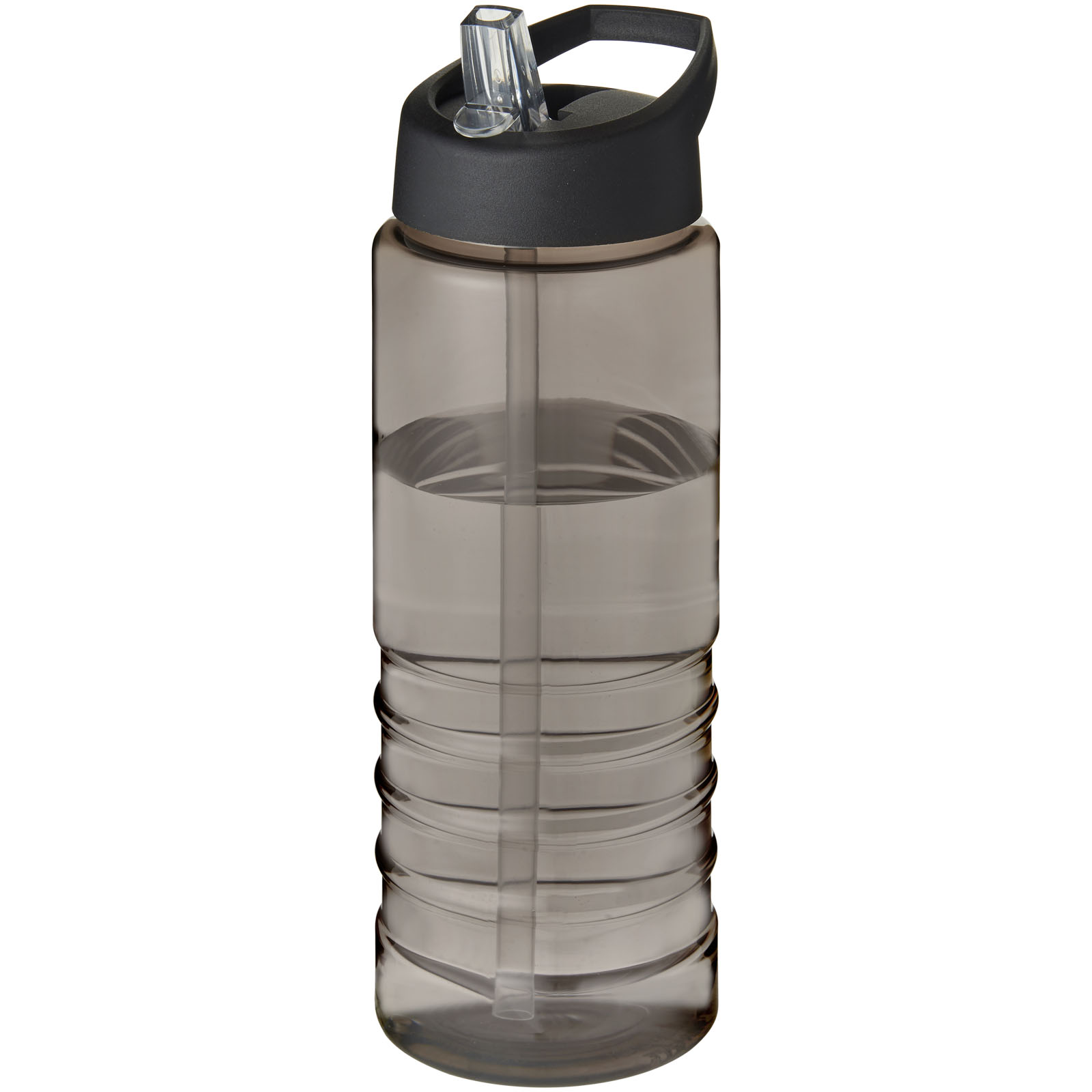 H2O Active® Eco Treble 750 ml sporta pudele ar snīpja vāciņu, Ogļu pelēks