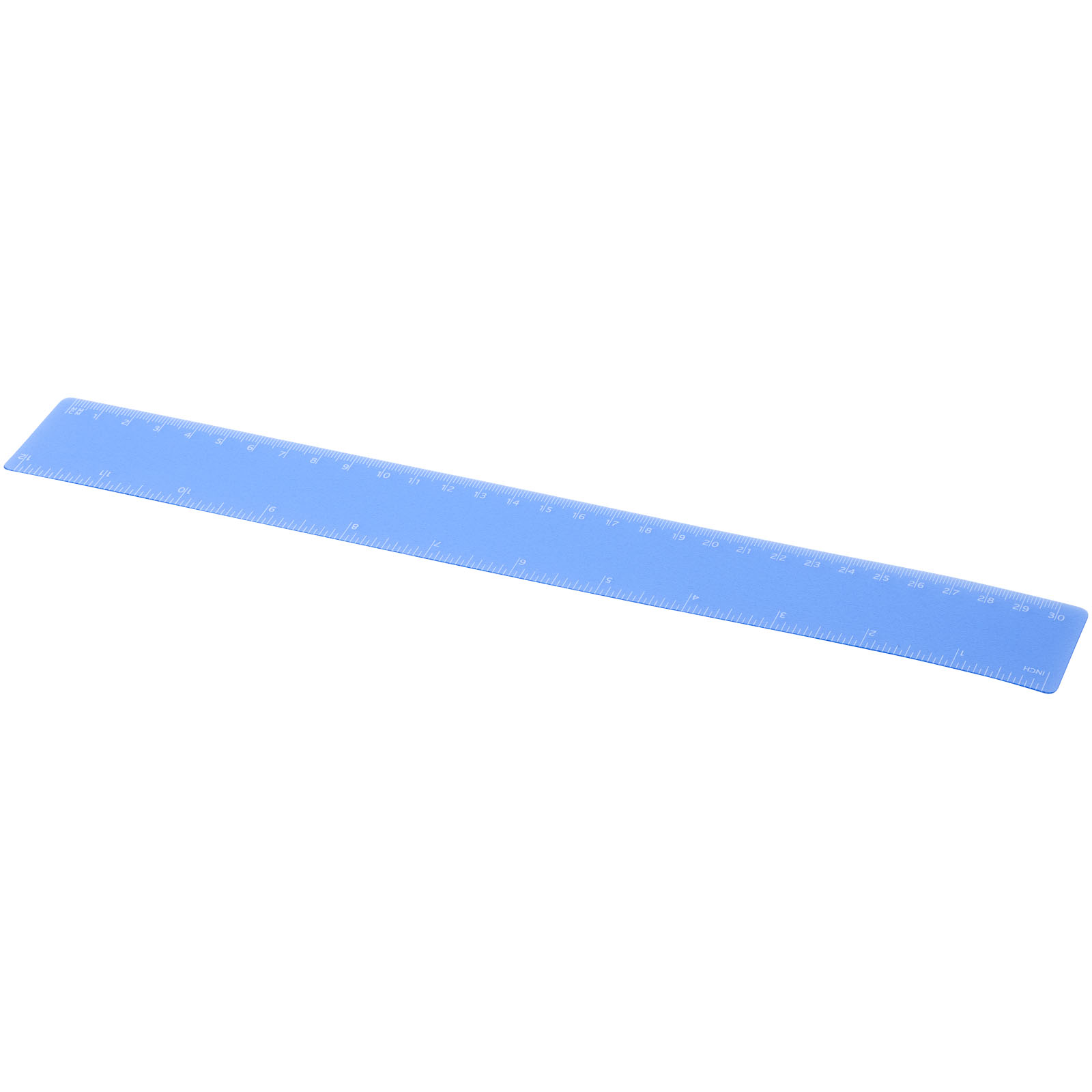 Rothko 30 cm plastmasas lineāls, Matēts zils