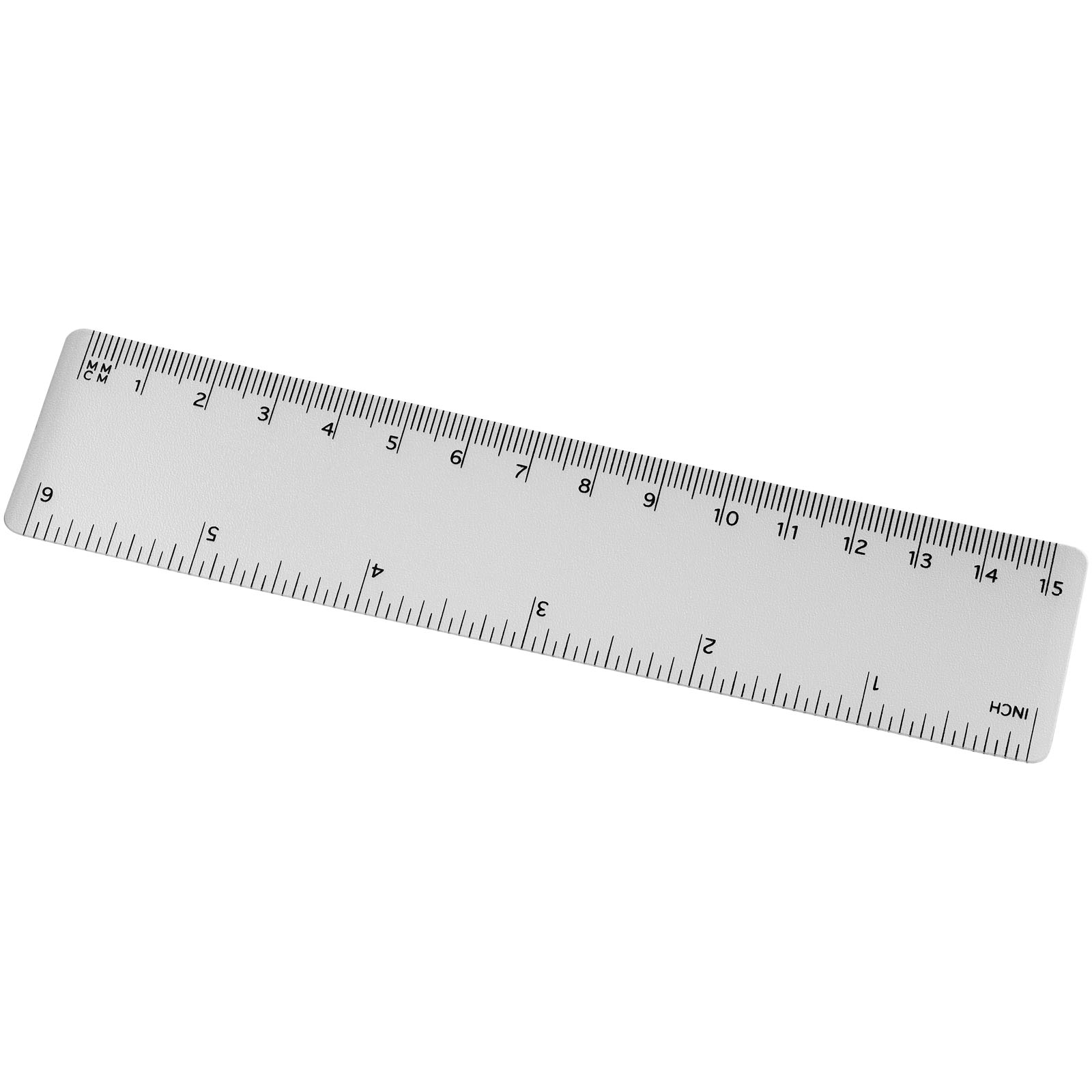 Rothko 15 cm plastmasas lineāls, Caurspīdīga