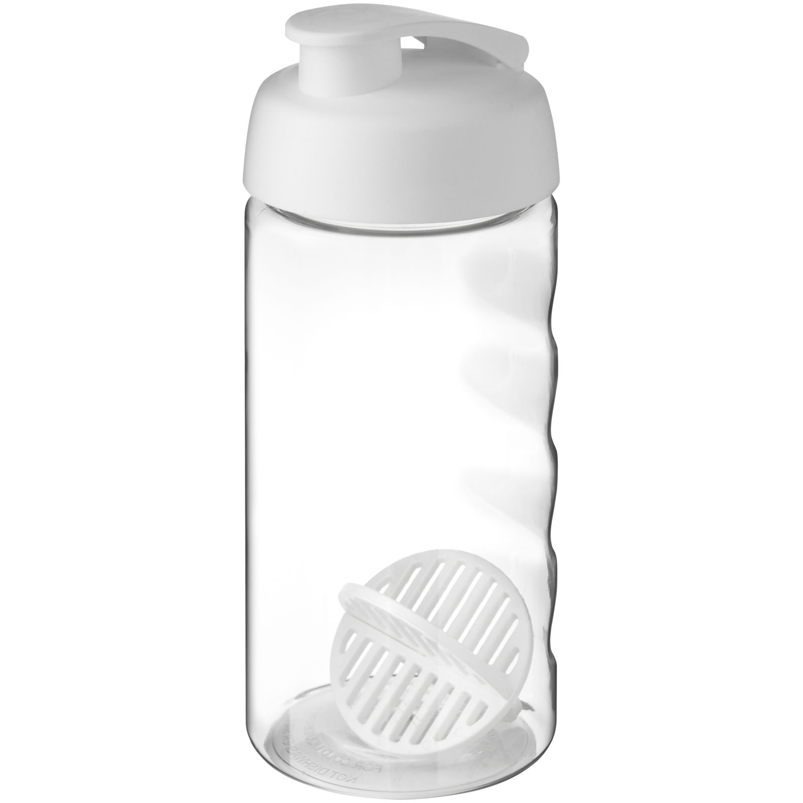 H2O Active® Bop 500 ml šeikera pudele, Balta