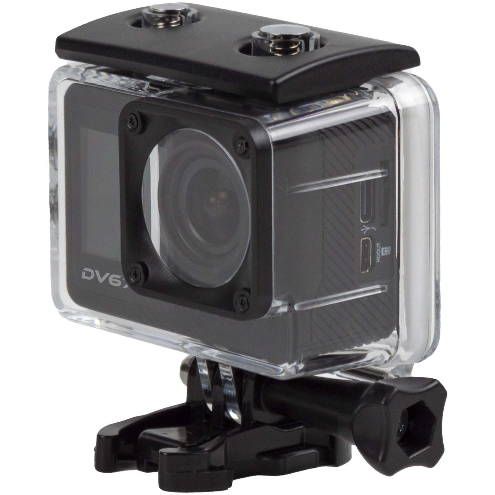 Prixton DV670 4K sporta kamera ar diviem ekrāniem, Melns