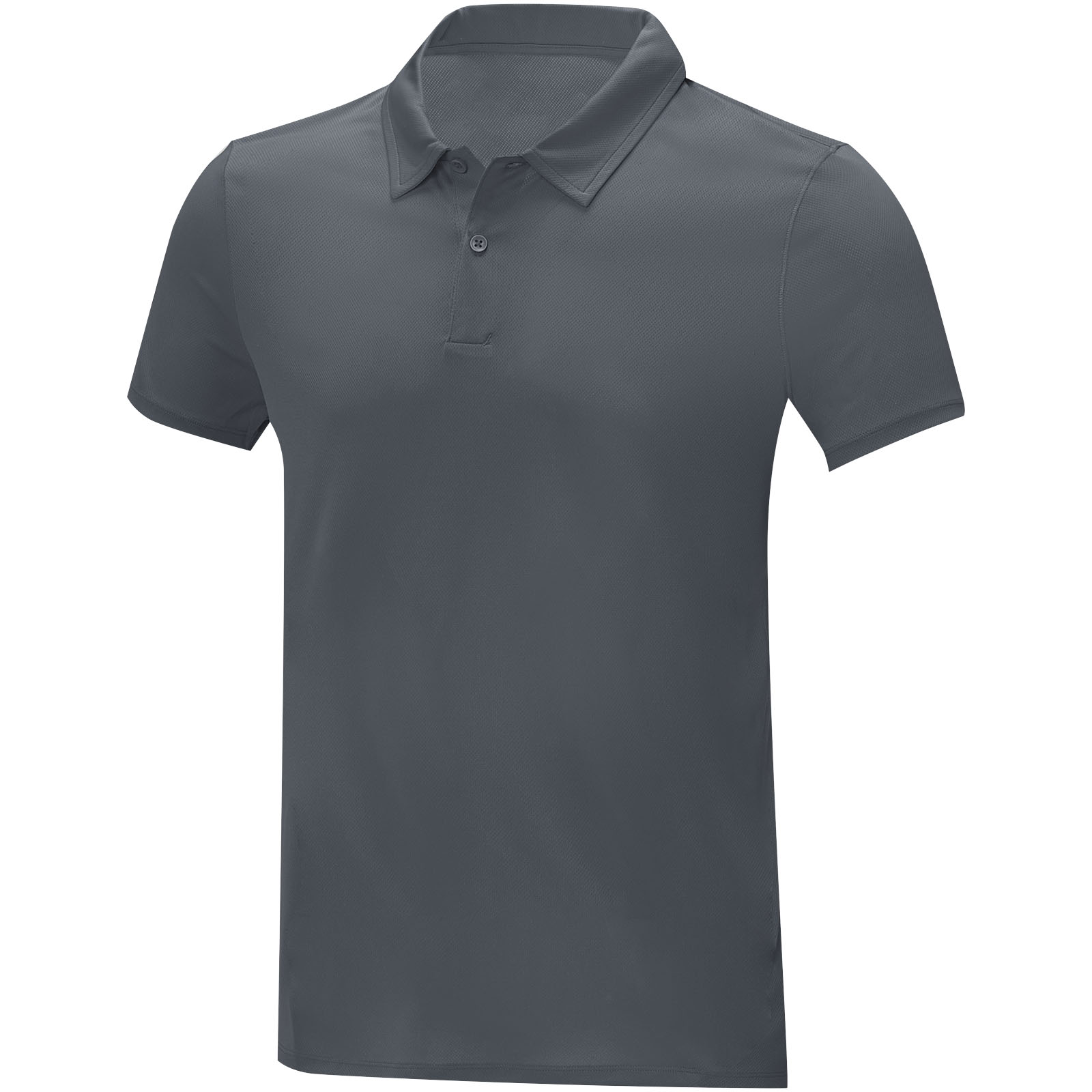 Deimos 105 g/m2 vīriešu cool fit polo krekls ar īsām piedurknēm, Vētras pelēka