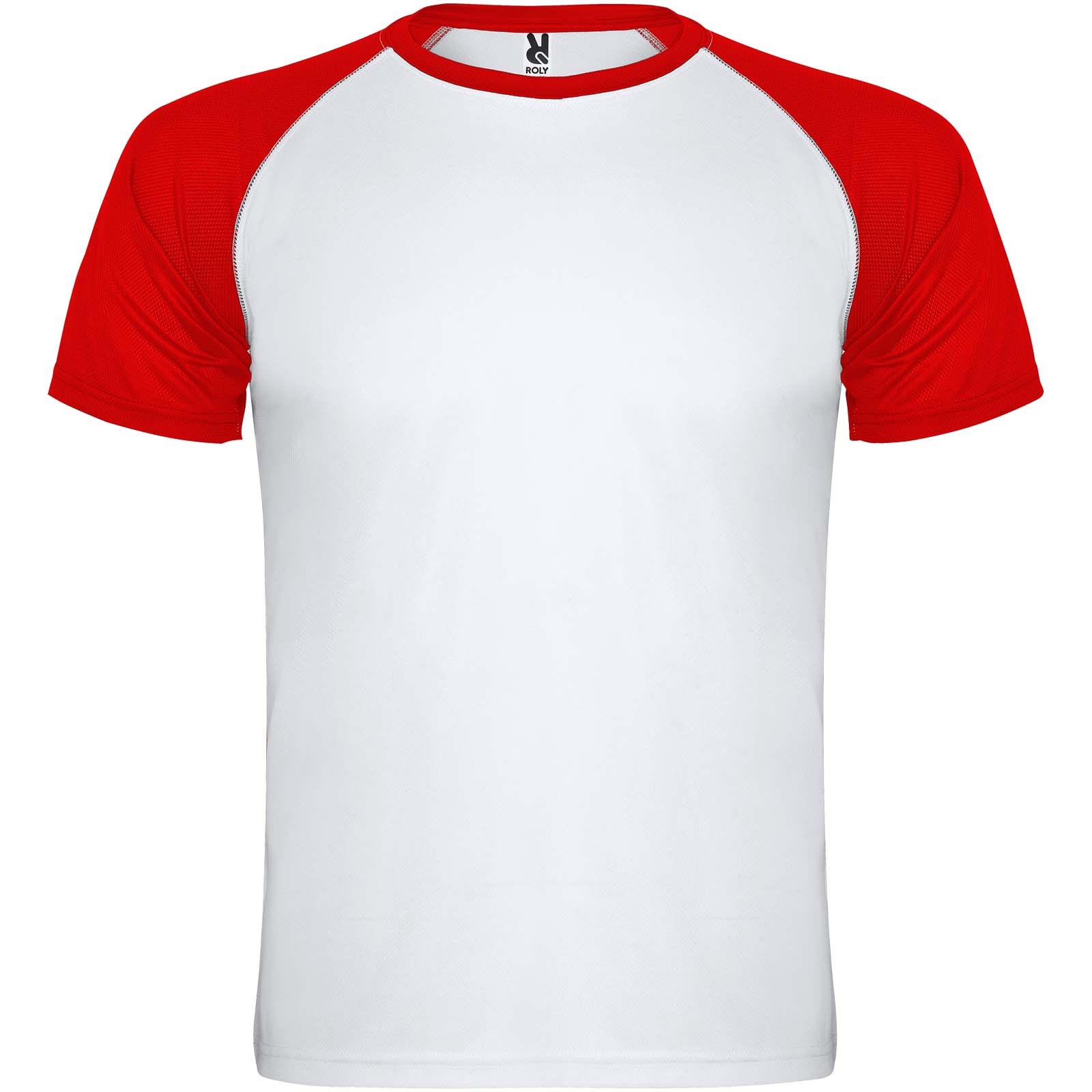Indianapolis 140 g/m² kids sports T-shirt, short sleeve, White