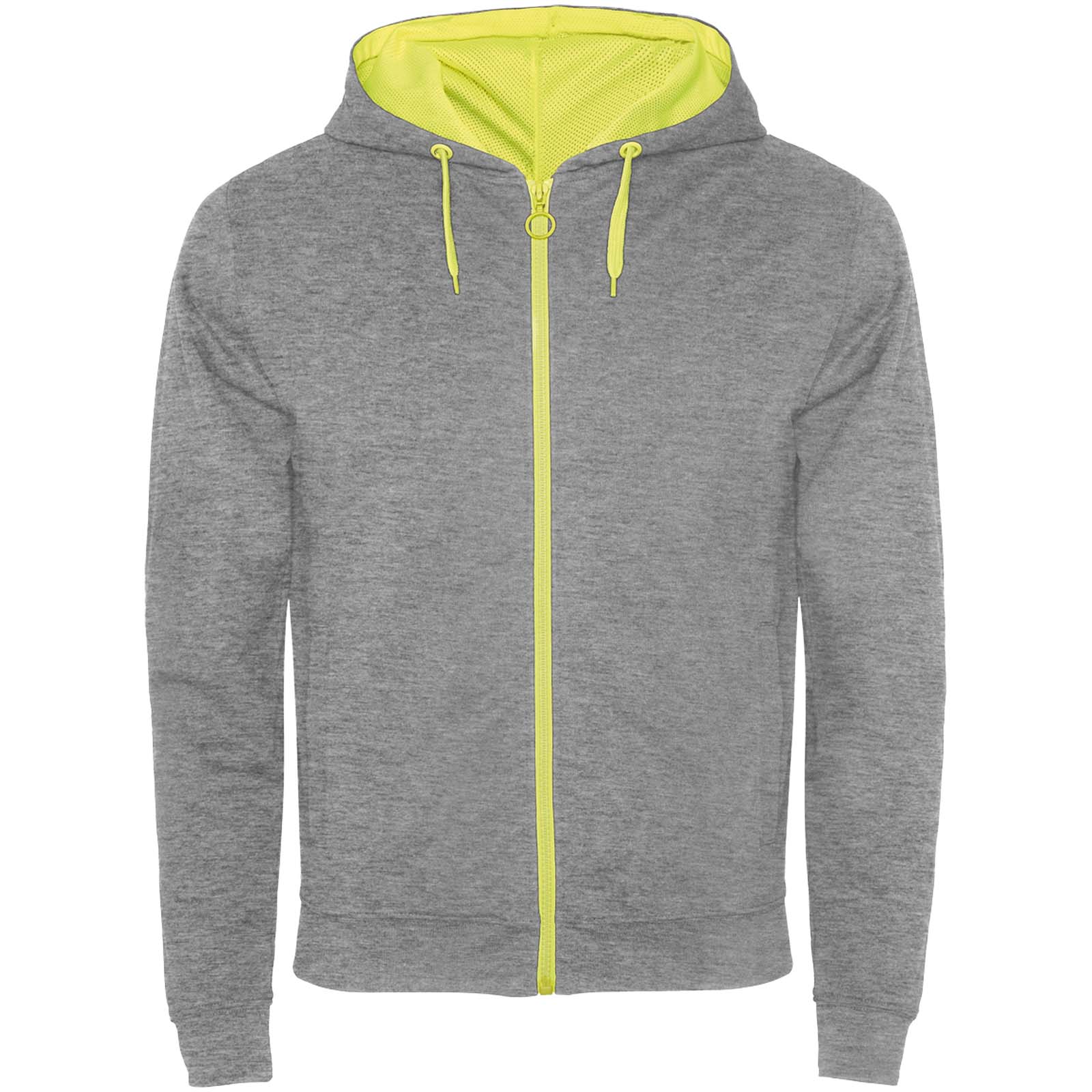 Fuji unisex jaka ar rāvējslēdzēju, Pelēks melanžs