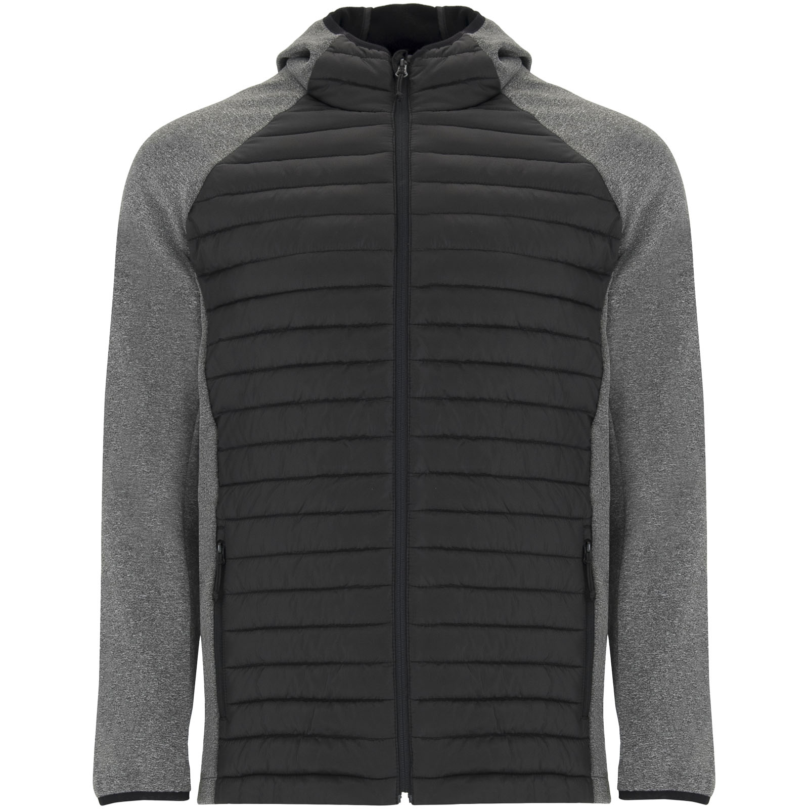 Minsk unisex hibrīdā siltinātā jaka, Melns