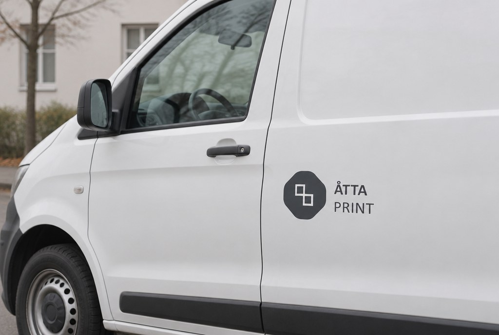 Auto uzlīme ar logo uz busiņa durvīm