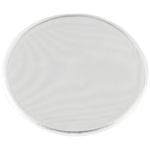 RFX™ S-09 apaļa, maza atstarojošā PVC uzlīme, Balts