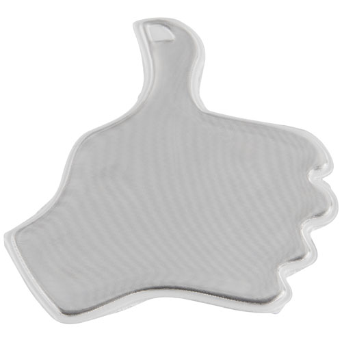 RFX™ S-12 īkšķa formas atstarojošā PVC uzlīme, Balts
