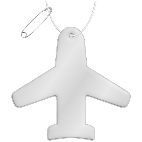 RFX™ H-09 atstarojošs TPU atstarotājs-piekariņš "lidmašīna", Balts
