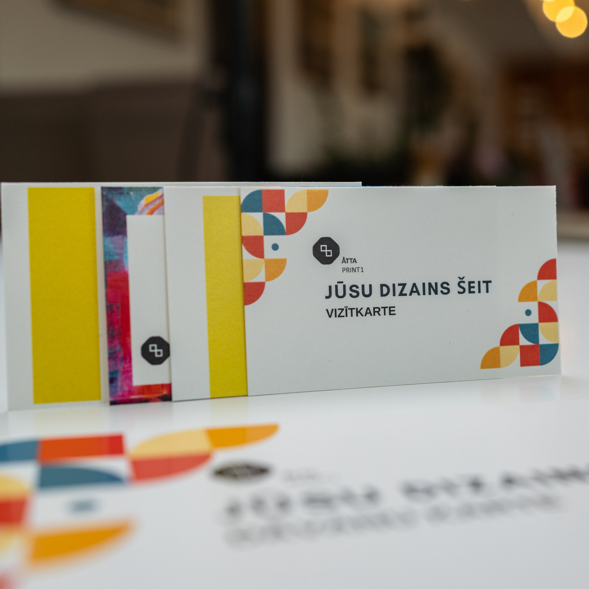 Set of business cards